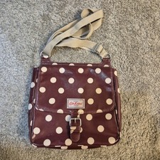 Cath Kidston Burgundy Crossbody Satchel Bag PERFECT CONDITION