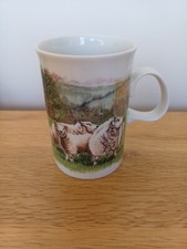 Dunoon Stoneware Mug. Sheep - Designed By Mary Griese. Made In SCOTLAND.