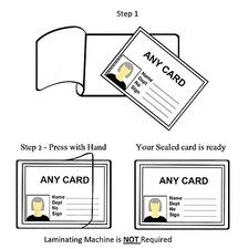100 x Cold Seal Laminating