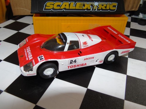 Scalextric porsche mans car - scalextric,