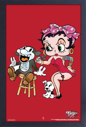 638465 betty boop tattoo - betty,