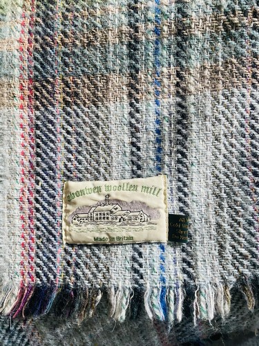 Vintage welsh blanket throw - blanket,