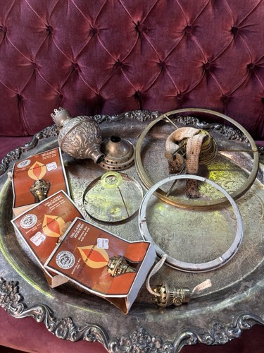 Oil lamp parts antique - parts,