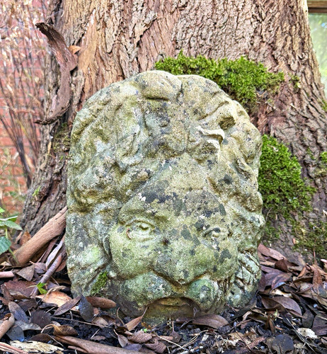 Antique weathered stone - stone, garden