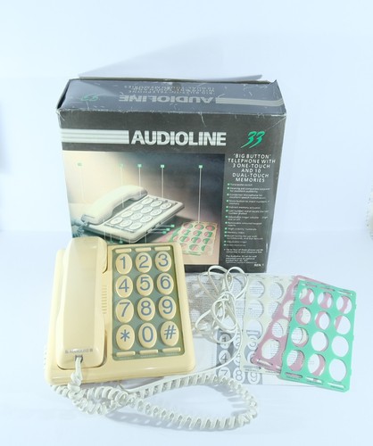 Vintage audioline tel - audioline,
