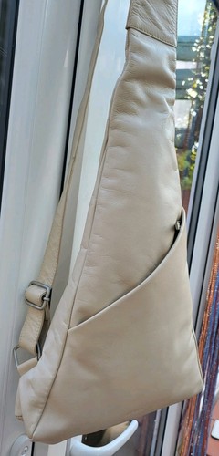 Sabbi cream genuine - sabbi, leather