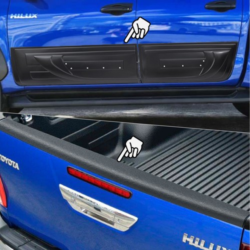 Door cladding tailgate cover - tailgate,