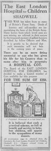 1917 east london - 1917, hospital