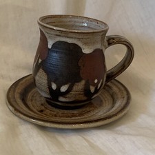 Vintage Briglin Pottery Brown