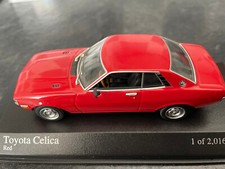 1/43 Toyota Celica 1975 ST 1600  in Red Minichamps in box.