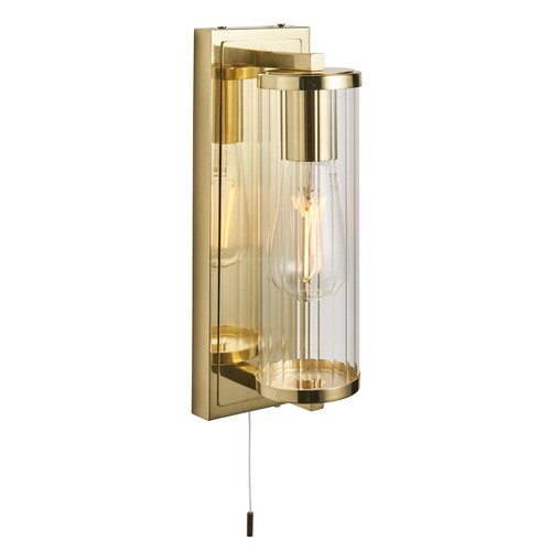 Satin brass bathroom wall - brass,