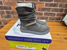 Primigi Girls Suede Grey Boots, Size: EU 34