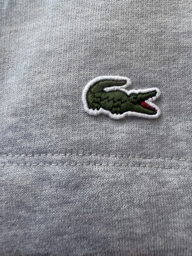 Lacoste marl grey fleece - lacoste,