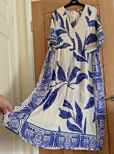 Monsoon dina cream - 'dina', blue