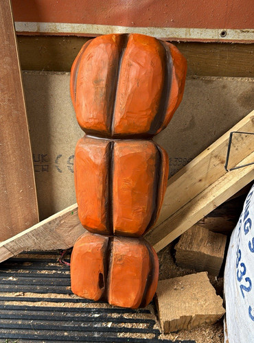 Halloween pumpkin totem - halloween,