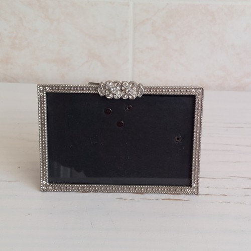 Silver metal photo frame - metal,