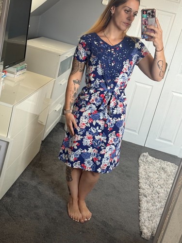 Dickins jones navy - &, floral