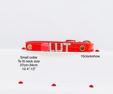 Bdsm red collar Custom day