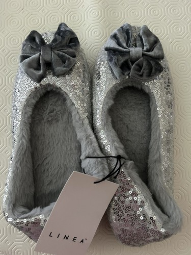Ladies sequin slippers size - slippers,