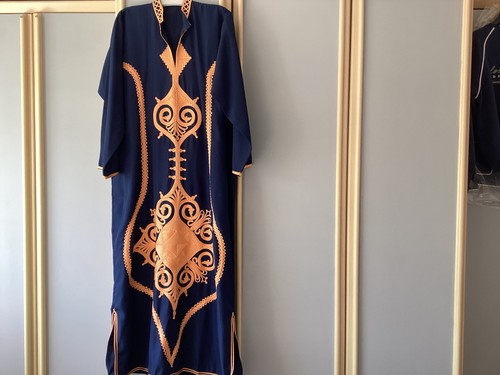 Beautiful blue kaftan with