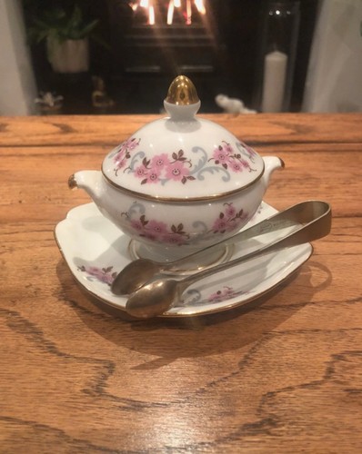 Limoges lidded sugar bowl - sugar, &
