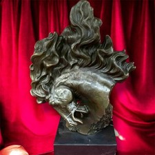 Bronze HORSE HEAD Sculpture