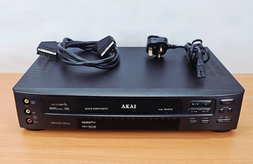 Akai g715 hifi vhs - hifi, vcr