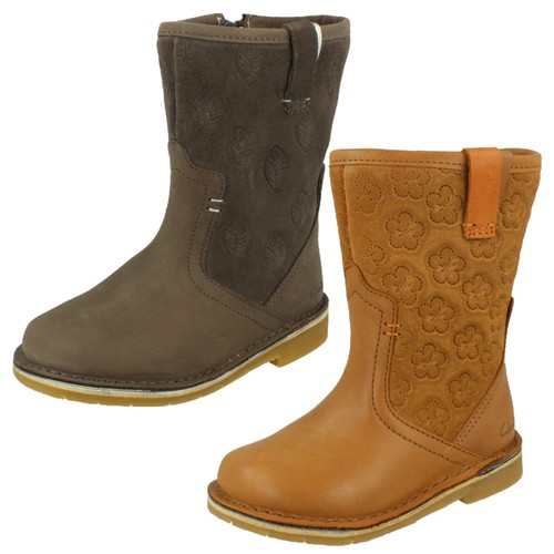 Girls clarks casual mid - mid, calf