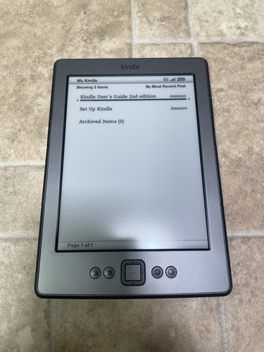 Amazon kindle 4th gen d01100 - kindle,