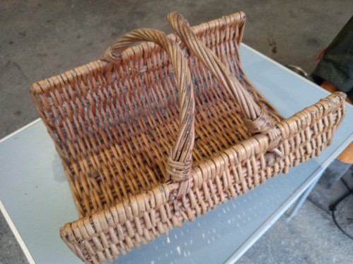 Vintage log basket - x, x