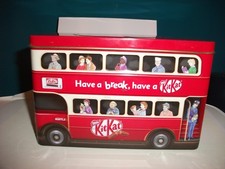 Kit Kat Tin Rout Master London Bus No 17 EMPTY tin