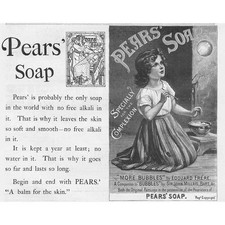 PEARS SOAP More Bubbles by