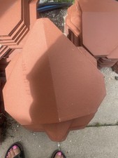 Job Lot Of 94 Right Hand Off Set Hip Tiles Rosemary Asymmetric #RG333J