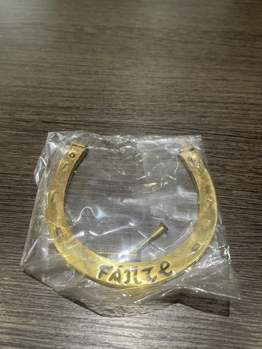 Solid brass lucky horseshoe - solid,