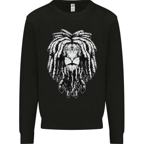 Rasta lion with dreadlocks - a,