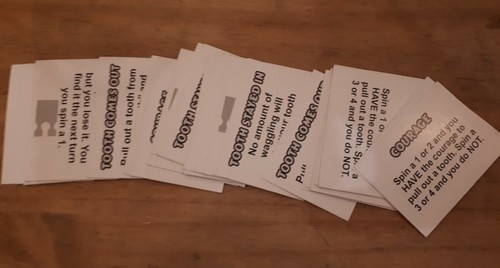 Tooth fairy board game spare