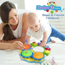Handpat Drum with Music & Lights Baby/Infant Learning Machine By MammaHug