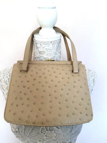 Vintage corbeau ivory - ivory, ostrich