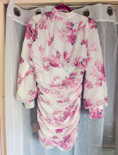 Boohoo white pink floral - boohoo,