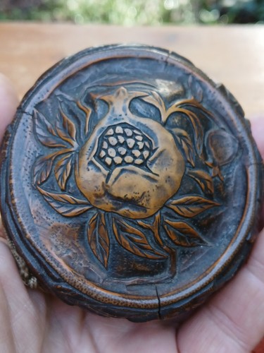 Antique japan wood - wood, round