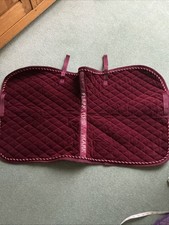 Mark Todd Velvet Plum Red Numnah Full Size Saddle Pad