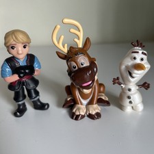 Disney Frozen Little Kingdom Figures Set Hasbro Kristoff & Sven & Olaf Bundle