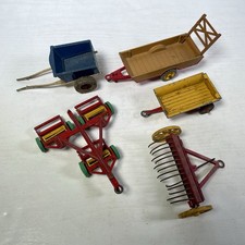 Diecast Farm Vehicles Machinery Dinky Britains Corgi Vintage Bundle - Spares