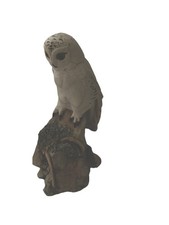 Teviotdale, LARGE OWL ON ROCKS FIGURINE , BOXED, 8.5” HIGH