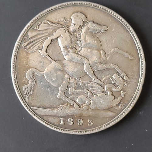 1893 great britain crown queen - great,
