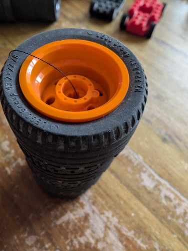 Black lego 44309 - 44309, tyre