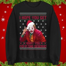 Funny Joker Christmas Jumper I