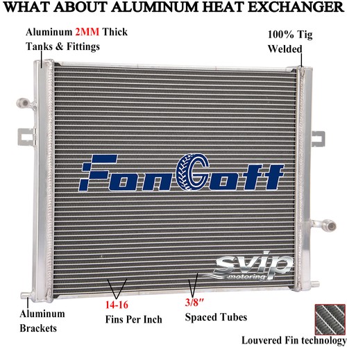 Front intercooler heat - front,