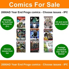 2000AD Year End Progs comics -