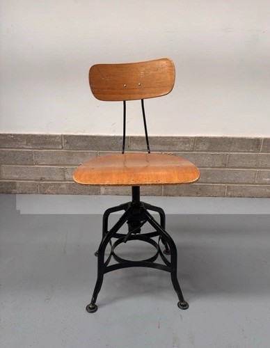 Vintage swivel desk chair - swivel,
